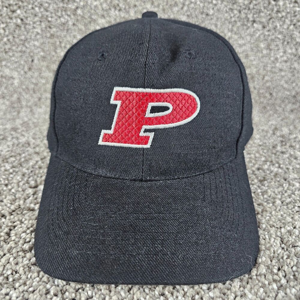 Vintage Purdue Boilermakers Hat Cap Black Logo Wool Snapback University NCAA Y2K